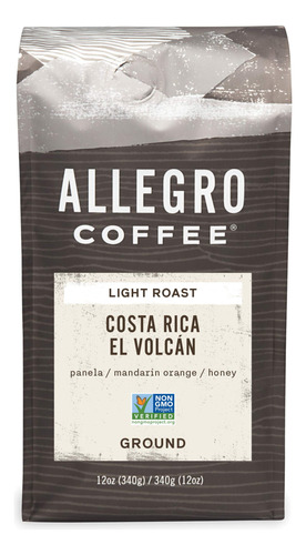 Allegro Coffee, Cafe Costa Rica El Volcan Molido, 12 Onzas