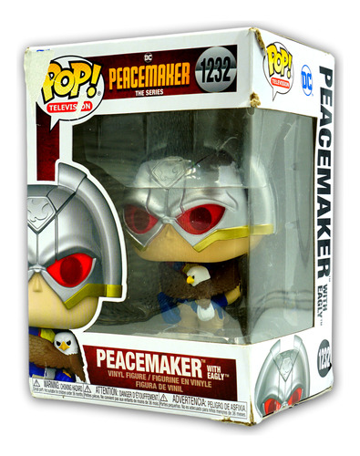 Funko Pop Dc The Series Peacemaker With Eagly #1232