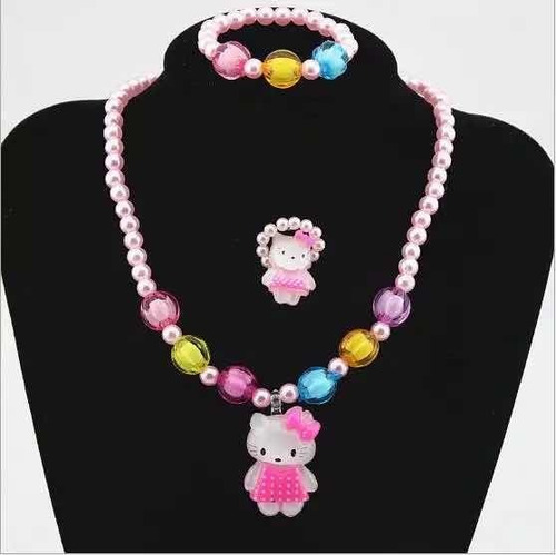 Conjunto De Joyas Para Niñitas De Hello Kitty