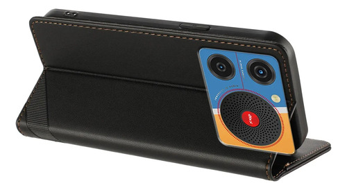 Funda Tipo Cartera De Poliuretano Grabada For Zte Nubia Music/z2353