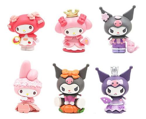 Set De Figuras Kuromi Sanrio Hello Kitty 