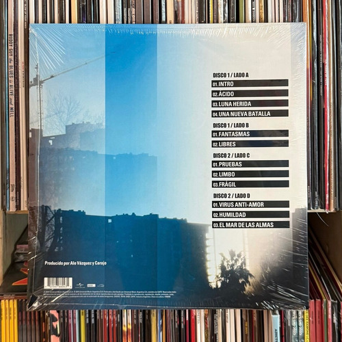 Vinilo Carajo El Mar De Las Almas 2 Lp Nuevo Y Sellado. Remasterizado