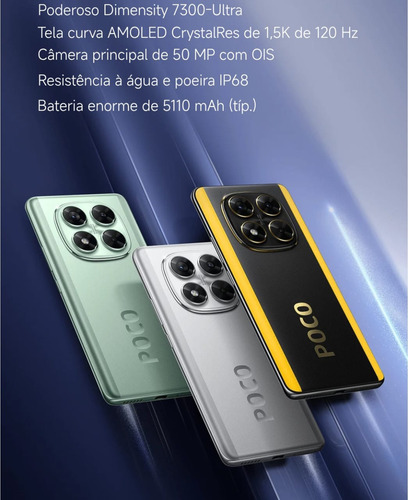 Xiaomi Poco X7 Dual Sim 5g 512gb 12g Ram Desbloqueado Preto