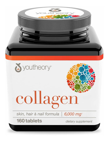 Colageno Hidriolizado Youtheory - Unidad a $160