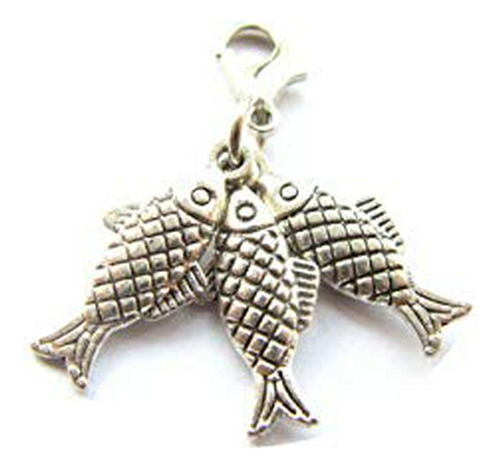 Accesorio Disfrace - Fish Planner Charm Or Zipper Pull, Plan