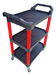 Comprar Carrinho Detailers Mecânico Com 3 Plateleiras Sigma Tools Cor Vermelho no Mercado Livre
