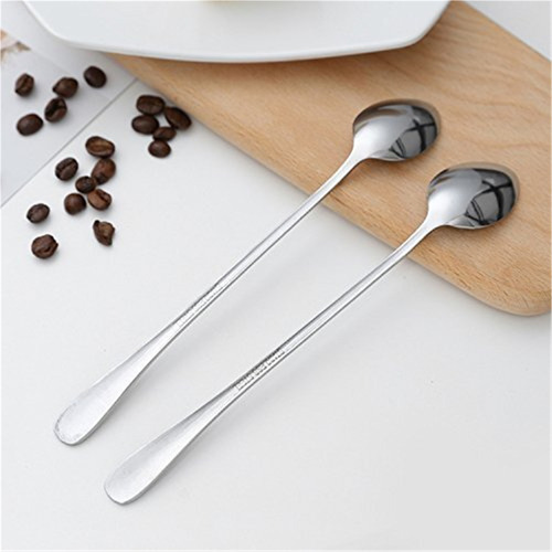20 Pcs Cucharas Para Mezclar Café De Acero Inoxidable