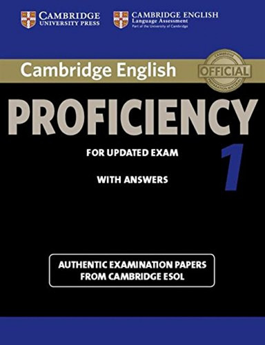 Cambridge English Proficiency 1 For Updated Exam Student's