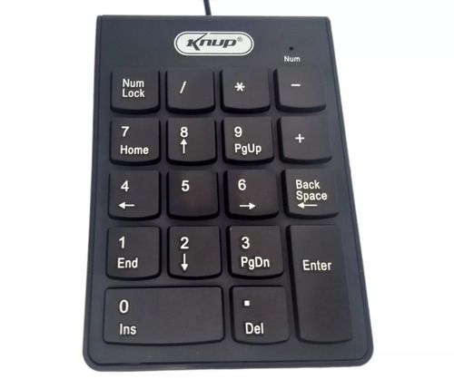 Mini Teclado Numérico Com Fio Kp-2003a Knup