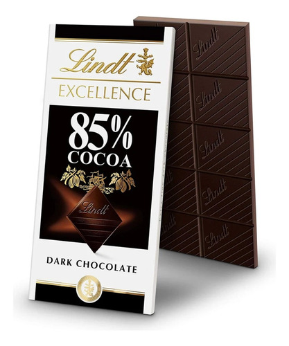 Tableta Chocolate Amargo Lindt Dark 85% Cacao 100g Importado