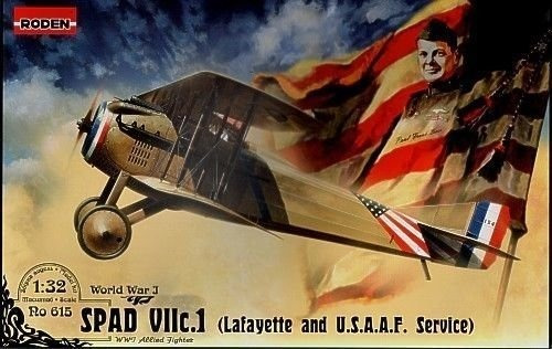 Spad Vii.c1 Fighter Lafayette U.s.a.a.f Servicio Wwi 32 615