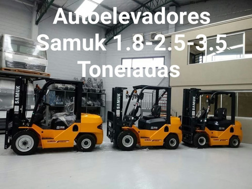 Autoelevador Mitsubishi Samuk Diesel 52 Hp 2.5 Toneladas