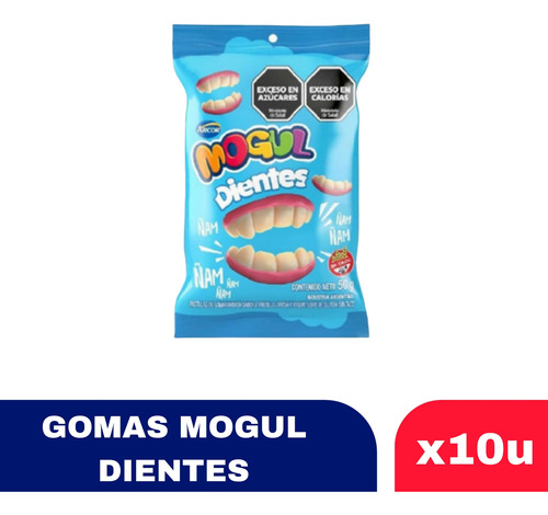 Gomas Mogul Dientes X10u. - Gomitas Mogul Dientes - Tuttomax