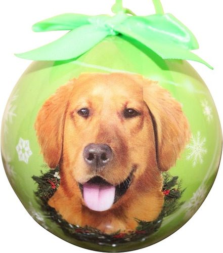 E S Pets Golden Retriever Bola De Navidad Inastillable 3 25x