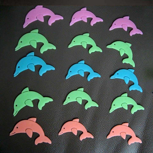Delfines Fluorescentes Brillan En La Oscuridad Glow Dolphins Color Multicolor Forma Delfín