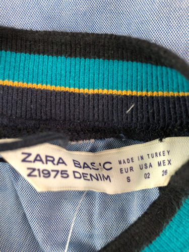 Sudadera Zara Talla S Color Azul (Usado)