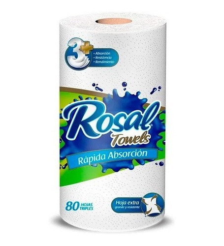 Toallin Rosal Towels De 80 Hojas 