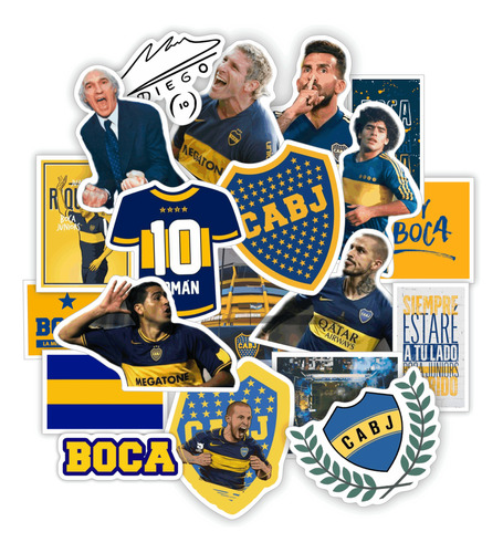 Stickers Calcos Premium Uv Vinilos Termo - Boca Juniors