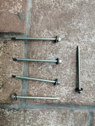 Pija Galvanizada De 1/4  X 4  Con Arandela Vulcanizada