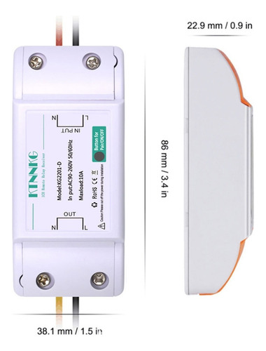 Para Módulo De Interruptor De Control Remoto Rf Inalámbrico
