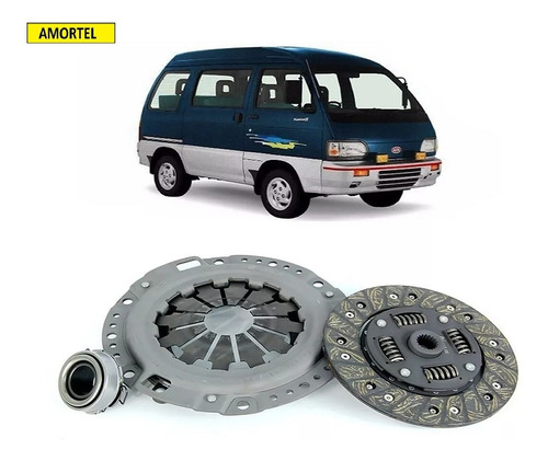 Kit Embreagem Remanufaturada Towner Antiga 86 Em Diante