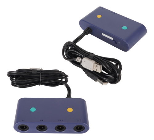 Adaptador De Convertidor De Mando 3 En 1 Para Juegos Wiiu Pc