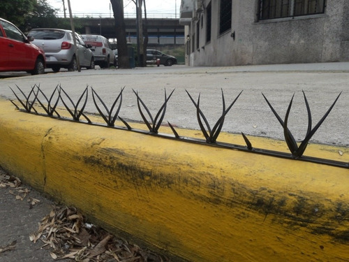 Pinches Seguridad Proteccion Para Medianera 4 Puntas + Pua