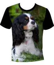 Comprar Camiseta Camisa Cachorros De Raça Cavalier King Cãos Hd 2