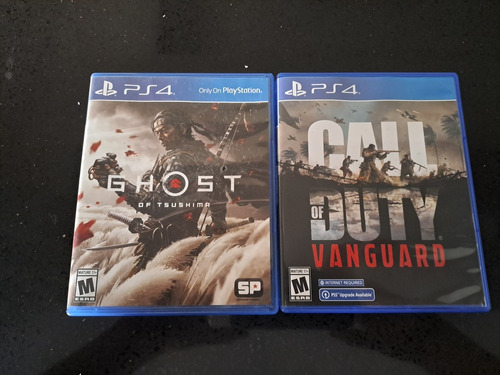 Juegos De Ps4 Ghost Of Tsushima 45$ Call Duty Vanguard 35$