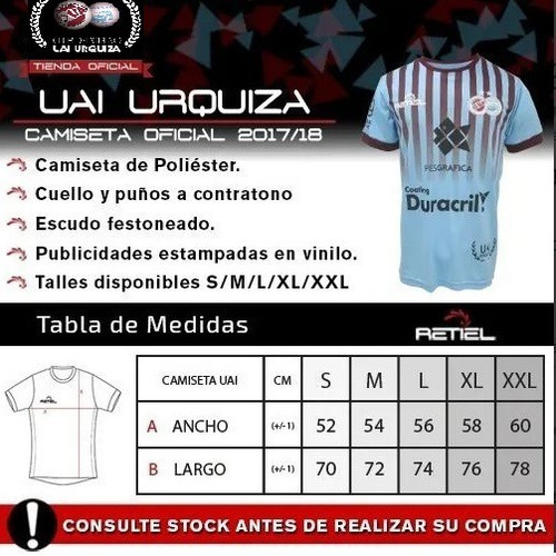 Imagen 3 de 5 de Camiseta Uai Urquiza Oficial 2021