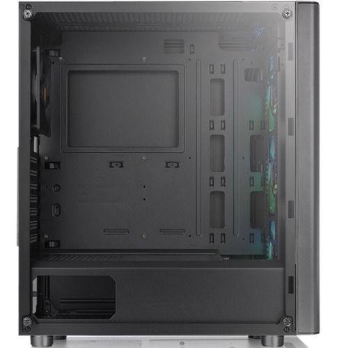 Gabinete Gamer Thermaltake V250 Tg Rgb Vidrio Templado 3 Fan Color Negro