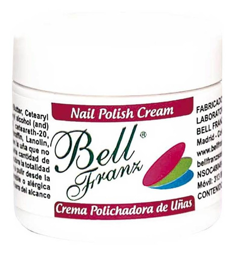Crema Polichadora De Uñas Bellfranz 12g - g a $333