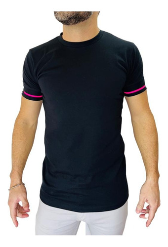 Remera Heaven Entallada Slim Fit Hombre Algodón Premium