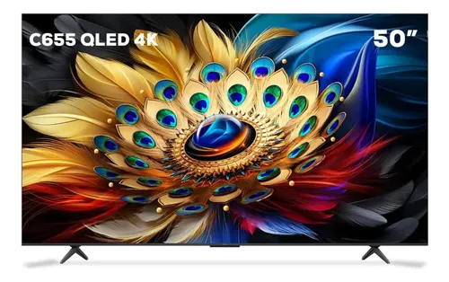 Tv Tcl 50  C655 4k-uhd Qled Smart Tv Google + Pin Directv Go