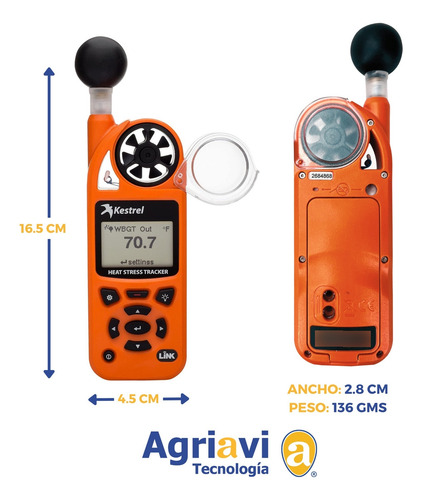 Anemómetro Digital Kestrel 5400 Pro Con Link + Vane Mount