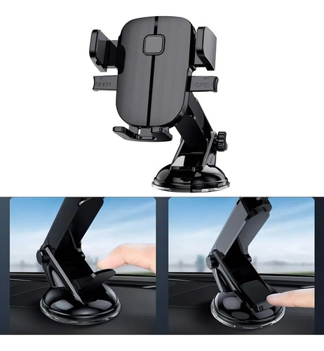 A S+ Soporte Celular Auto Vidrio Torpedo Sopapa Brazo