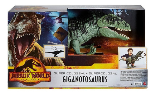 Imagen 1 de 6 de Jurassic World Dominion - Giganotosaurus Super Colosal 90 Cm