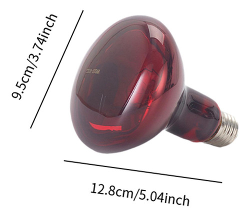 Bombilla De Calor Roja, Bombilla Infrarroja, Reflector, 100