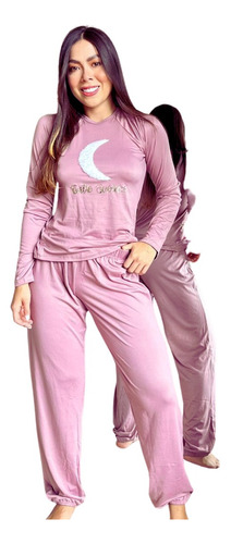 Pijama Multiusos Mujer Juvenil Pantalón Y Buzo Manga Larga