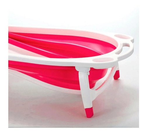 Imagen 3 de 9 de Bañera Flexible Plegable Mega Baby + Red De Baño