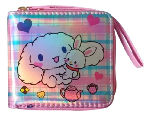 Billetera Monedero Holografica Kuromi Cinnamoroll Importado