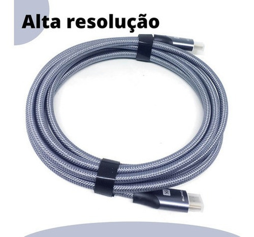 Cabo Hdmi 8k 60hz 4k 120hz Hdr Ps5, Xbox, Qled 3 Metros