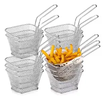Comprar 10 Mini Cesta Para Servir Papas Fritas Nuggets Cocina Hogar