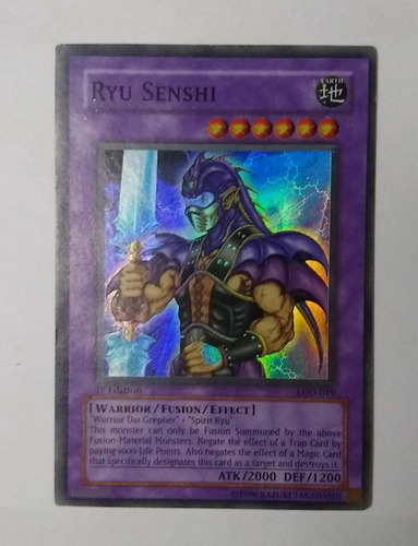 Yugioh! Ryu Senshi Lod-019 Primera Edición