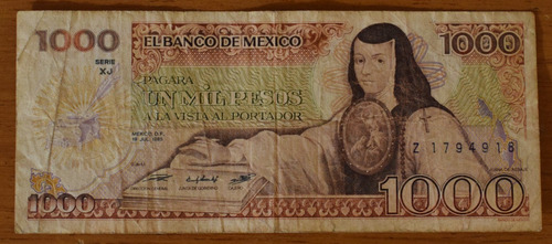 Billetes De 2000 Y 1000 Pesos