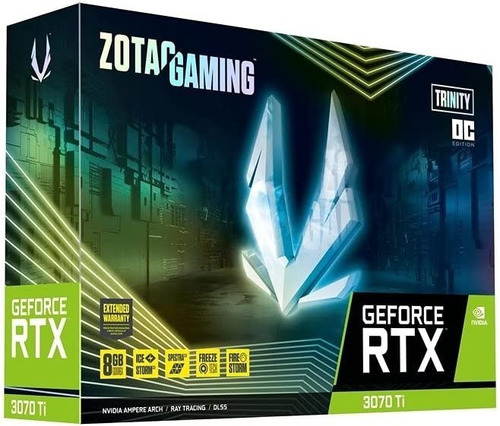Imagen 2 de 5 de Zotac Geforce Rtx 3070 Ti Trinity Oc 8gb Gddr6x 256-bit 19