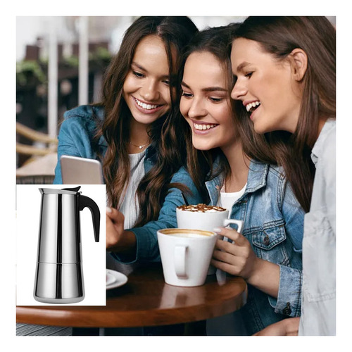 Cafetera De Acero, Moka Italiana, Cafetera Espresso