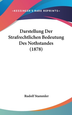 Libro Darstellung Der Strafrechtlichen Bedeutung Des Noth...