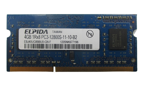 Memoria Ram Elpidia 4gb 1rx8 Pc3 12800s-11-10-b2 Ddr3 