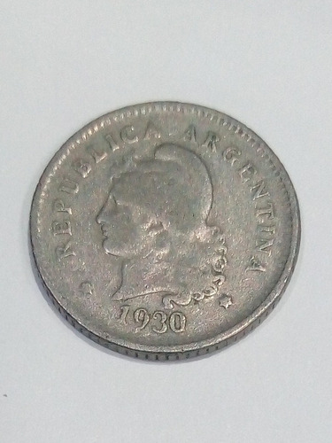 Moneda De 5 Centavos Argentina Año 1930